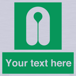 Custom sign safe condition Lifejacket